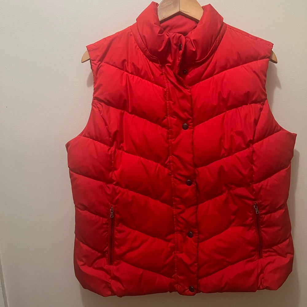 Gap Orange Puffer Vest